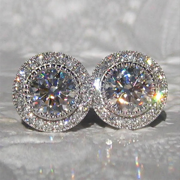 Elegant Shimmer Stud Earrings