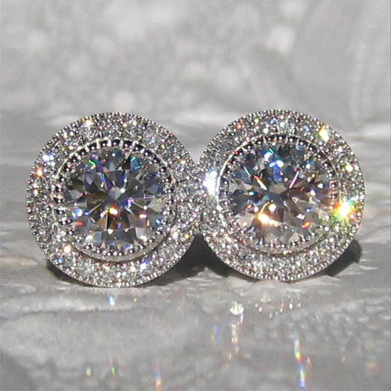 Elegant Shimmer Stud Earrings