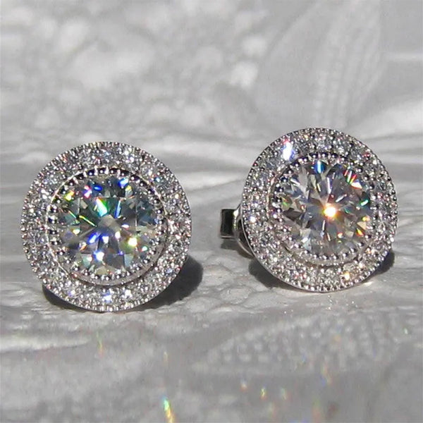 Elegant Shimmer Stud Earrings