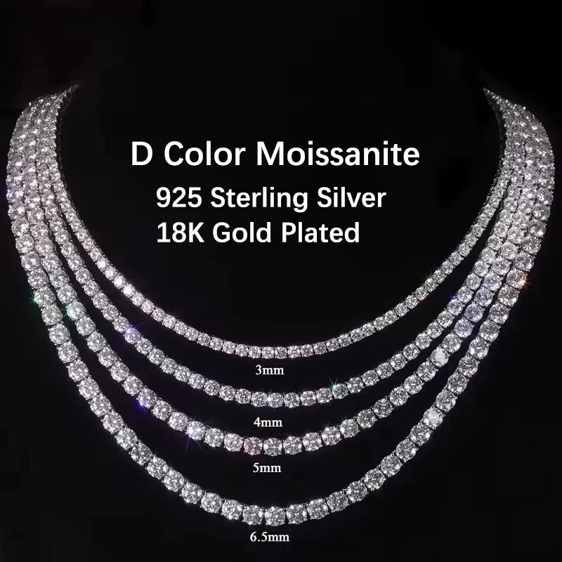Shimmering Moissanite Necklace